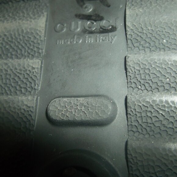 Gucci Micro GG's Black Leather Sneakers Vintage Size 37 or US 7 - Picture 16 of 16